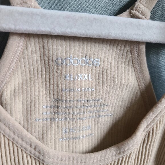 Tan Ribbed Crop Top - Picture 3 of 4